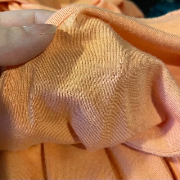 Soft Surroundings Orange Freya Tunic Top Petite XS - Picture 7 of 7